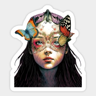 Butterfly Princess No. 3: Perfection is Overrated Sticker